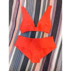 COS red bikini, size 6, excellent condition
